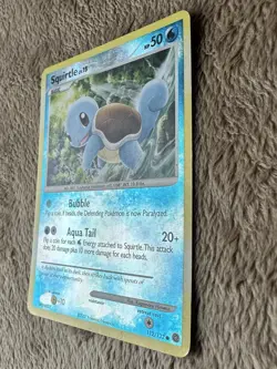 2007 Pokemon TCG Diamond & Pearl Secret Wonders Squirtle Reverse Holo 112/132 MP - Image 2