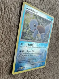 2007 Pokemon TCG Diamond & Pearl Secret Wonders Squirtle Reverse Holo 112/132 MP - Image 4