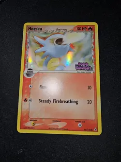 Horsea Holon Phantoms Stamped 66/110 REVERSE Holo #66 Pokemon Card NM / M - Image 3