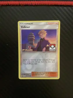 Volkner - 135a/156 - Pokemon Ultra Prism 1st Place League Promo NM - Image 1