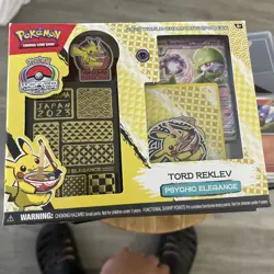 POKEMON 2023 WORLD CHAMPIONSHIP Tord Reklev (Psychic Elegance) SHIPS 3/1/24 - Image 1
