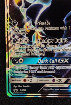 2017 Pokemon Black Star Promo Umbreon GX #SM36 EX-NM - Image 5