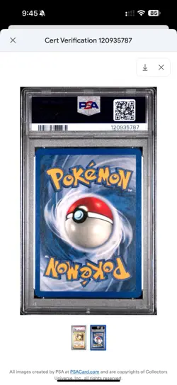2001 Pokemon So. Islands Primeape Promo #18 Psa 8 - Image 2
