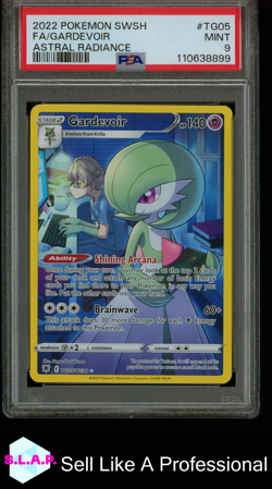 FA/GARDEVOIR ASTRAL RADIANCE POKEMON SWSH ASTRAL RADIANCE 2022 TG05 PSA 9 - Image 1