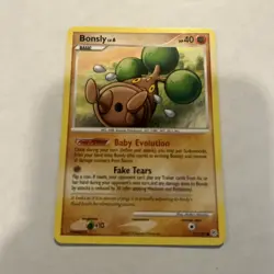 2007 Pokemon Bonsly 71 Diamond And Pearl Regular - Image 1