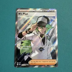 Pokemon TCG N's Plan 163/086 Ultra Rare Black Bolt - Image 1