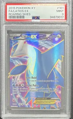 [PSA09] 2015 POKEMON ENGLISH 101/108 LATIOS EX ROARING SKIES - Image 1