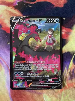 Pokemon TCG: Galarian Moltres V TG20/TG30 Astral Radiance Trainer Gallery - Image 1
