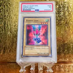 Harpie Lady PSA 7 MRD-008 YuGiOh! 2002 Uncensored Banned Art - Image 1