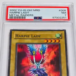 Harpie Lady PSA 7 MRD-008 YuGiOh! 2002 Uncensored Banned Art - Image 5