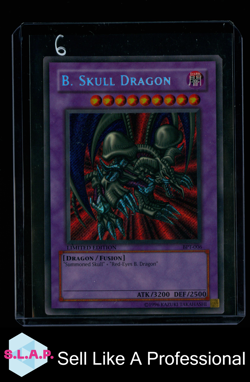 B. SKULL DRAGON YUGIOH BPT-006 2002 BOOSTER PACK TIN SECRET RARE ENGLISH - Image 1