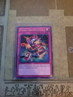 YUGIOH CHAIN DESTRUCTION LCJW-EN293 RARE 1ST ED NM - Image 1