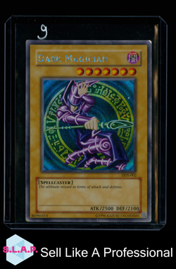 DARK MAGICIAN YUGIOH DDS-002 2002 DARK DUEL STORIES SECRET RARE ENGLISH - Image 1