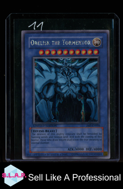 OBELISK THE TORMENTOR YUGIOH JMP-EN004 2002 SHONEN JUMP SERIES SECRET RARE ENG - Image 1