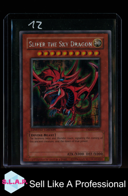 SLIFER THE SKY DRAGON YUGIOH YMA-EN001 2004 THE MOVIE ANI-MANGA SECRET RARE ENG - Image 1