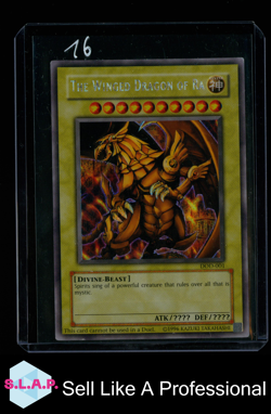 THE WINGED DRAGON OF RA YUGIOH DOD-001 2004 DAWN OF DESTINY SECRET RARE ENGLISH - Image 1