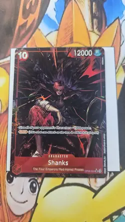One Piece TCG Card Shanks: Manga Alternative Art Foil OP09-004 - Image 1