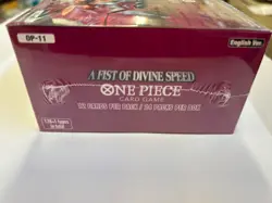 One Piece OP11 A Fist of Divine Speed Box Display Sealed Card English Bandai #2 - Image 5
