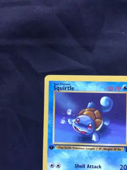 Pokemon Cards: Team Rocket 1st Edition Common: Squirtle 68/82 - Image 2