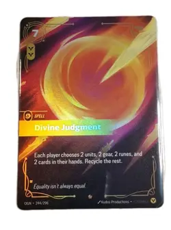 Divine Judgement 244/298 League of Legends Riftbound Epic Foil NM English Card - Image 1