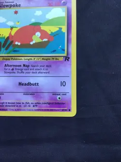Pokemon Cards: Team Rocket 1st Edition Common: Slowpoke 67/82 - Image 4