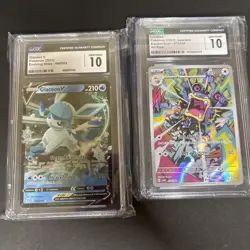 CGC Gem Mint 10 Pokemon Slabs Lot Of 2 Cards - Image 1