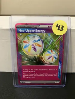 Pokemon TCG Neo Upper Energy 162/162 Temporal Forces Ace Spec Energy Card - Image 3