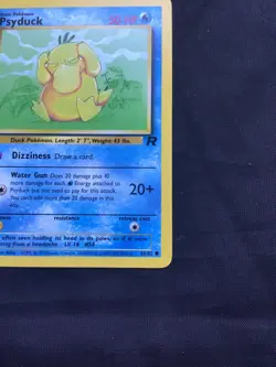 Pokemon Cards: Team Rocket 1st Edition Common: Psyduck 65/82 - Image 4