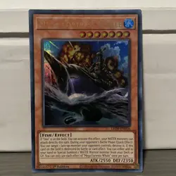 1ST EDITION MEGA FORTRESS WHALE 2020 LED9-EN016 YUGIOH CARD (LP/MP) - Image 1