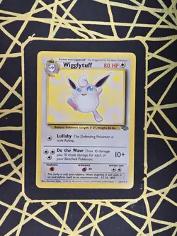 🔥 Wigglytuff 32/64 🔥 Original Non Holo Rare Jungle Set Pokemon Card WOTC 1999 - Image 2