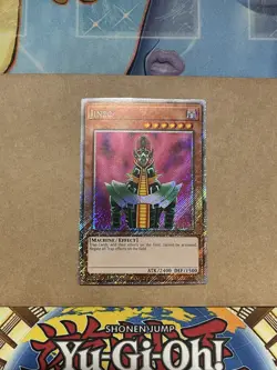 Yugioh Jinzo RA03-EN099 Platinum Secret Rare 1st Edition NM Card - Image 2