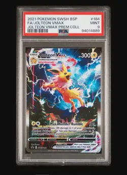 Jolteon VMAX SWSH184 SWSH: Sword & Shield Promo Cards Holo PSA 9 - Image 1