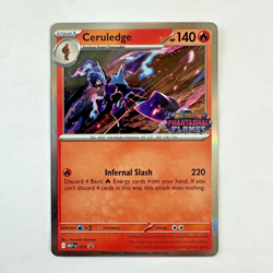 Ceruledge 014 Phantasmal Flames Stamp Promo Pre Release Near Mint Card - Image 1