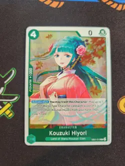 EXACT CARD PICTURED Kouzuki Hiyori EB01-013 Extra Memorial One Piece TCG Foil - Image 1