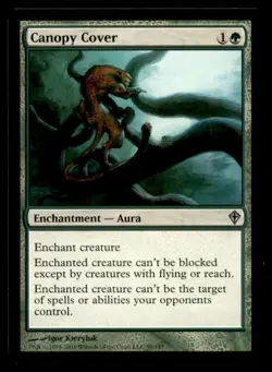 MTG Canopy Cover LP Light Play Worldwake [1702] - Image 1