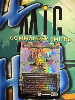 Myrel Shield of Argive ? Borderless Rainbow FOIL ? MTG Encyclopedia Secret Lair - Image 1