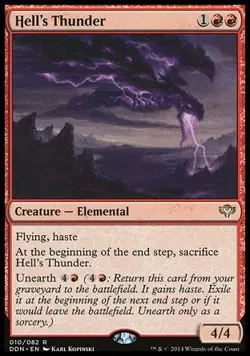 Magic the Gathering MTG Hell's Thunder (10) DD Speed vs. Cunning LP - Image 1