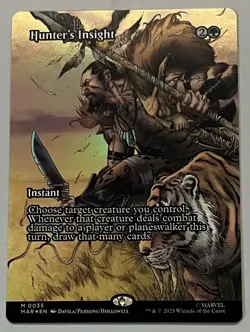 MTG Marvel Universe Hunter’s Insight Instant MYTHIC FOIL #0035 - Image 1