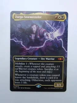 MTG Zurgo Stormrender (TDC) Commander: Tarkir: Dragonstorm Extended Regular 10 - Image 1