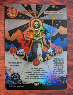 Urza's Saga 0021 Near Mint NM FOIL SLC Secret Lair Encyclopedia Magic MTG - Image 1