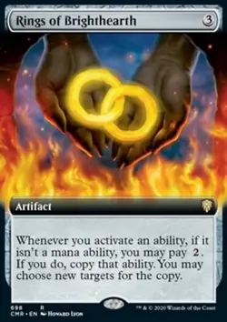 Magic the Gathering MTG Rings of Brighthearth (698) Commander Legends NM - Image 1