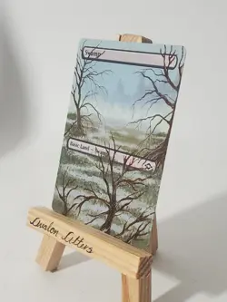 Hand Painted Altered Art - Swamp - MTG - TCG - Art extension - Image 3