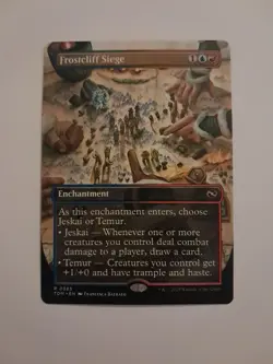 Frostcliff Siege Borderless NM MTG Tarkir Dragonstorm Magic the Gathering - Image 1