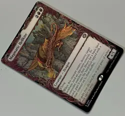 MTG Tarkir: Dragonstorm Magmatic Hellkite Creature RARE FOIL #0301 - Image 2