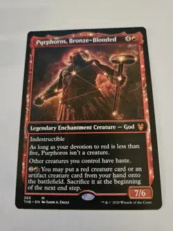 Purphoros, Bronze-Blooded (Showcase) Theros Beyond Death Regular - Image 1