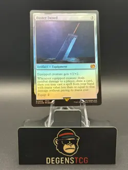 MTG Final Fantasy English Buster Sword 0255 Foil - Image 1