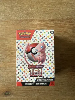 Pokemon Scarlet Violet 151 Booster Bundle 6-Pack, Factory-Sealed - Image 1