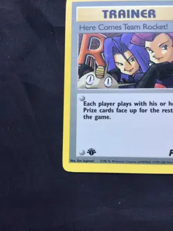 Pokemon Cards: Team Rocket 1st Edition Rare: Here Comes Team Rocket! 71/82 - Image 5