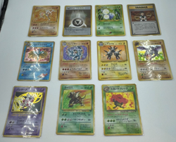Vintage Japanese Pokemon Holo Lot (11x) Base, Gym, Jungle, and Team Rocket - Image 1