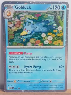 Pokemon TCG Golduck 008 MEP Mega Evolution Promo - Image 1
